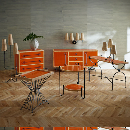Beistelltisch WELLINGTON orange von Jonathan Adler
