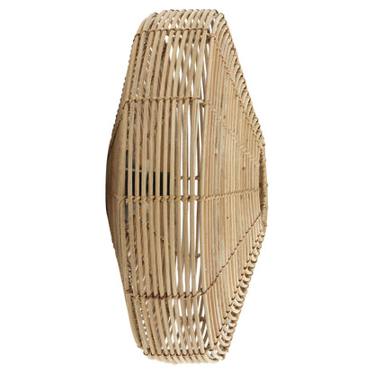 Wandleuchte Ø51x21 cm MATAKA Rattan naturell im modernen Look