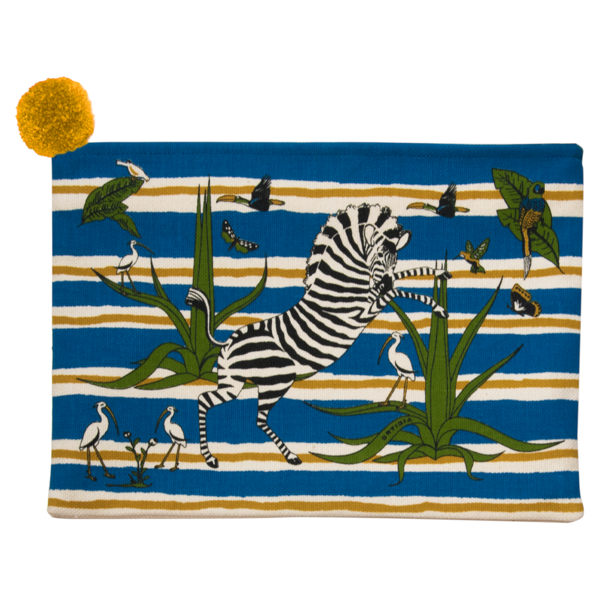 Beutel Jungle Blue aus ägyptischer Baumwolle