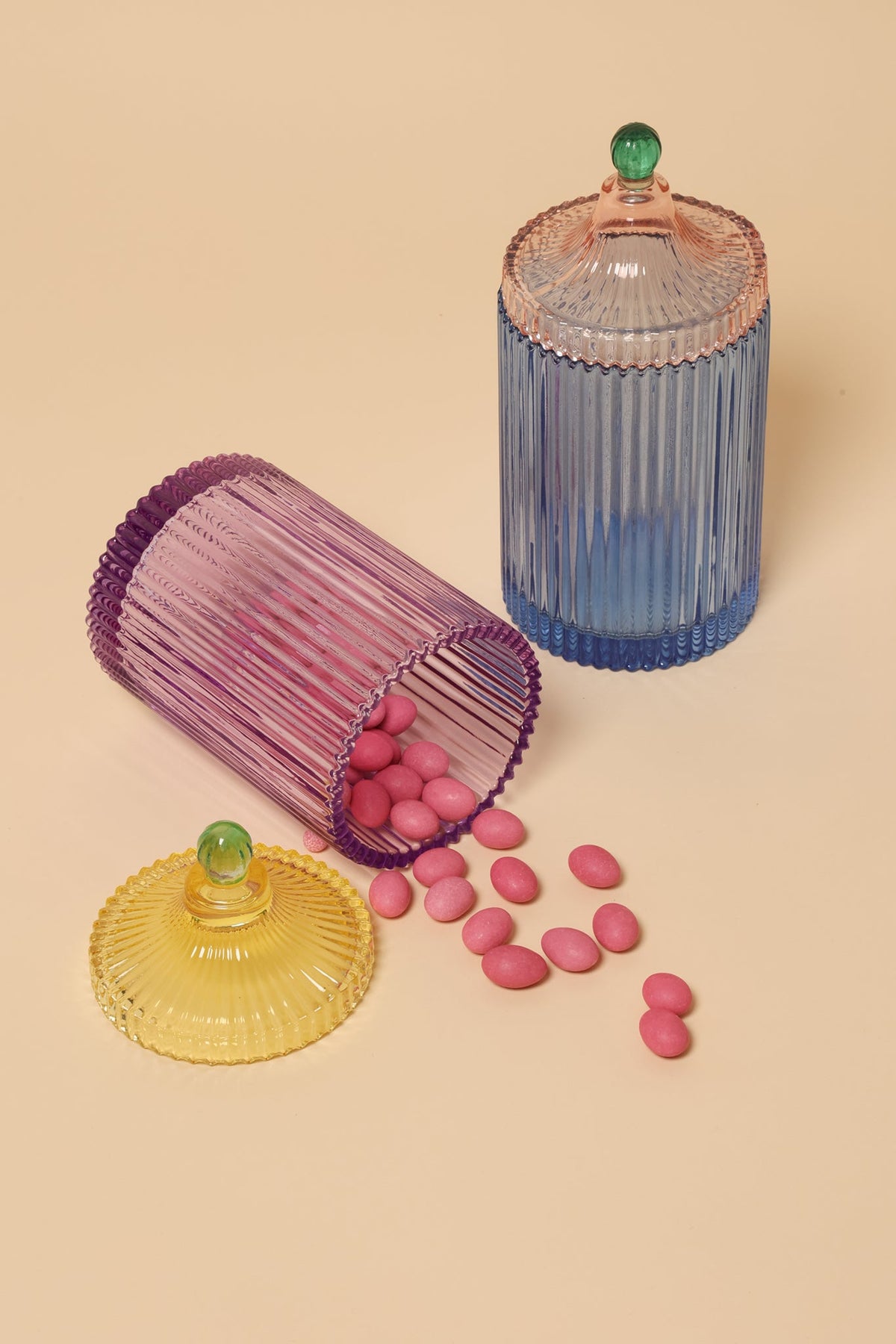 Bonbonniere SUNSET BLOOM in Violett/Gelb von AU Maison