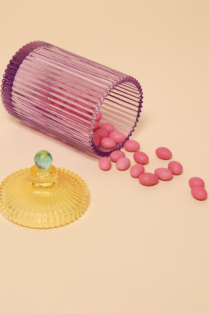 Bonbonniere SUNSET BLOOM in Violett/Gelb von AU Maison