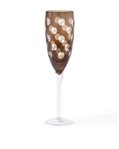 Champagnerglas braun