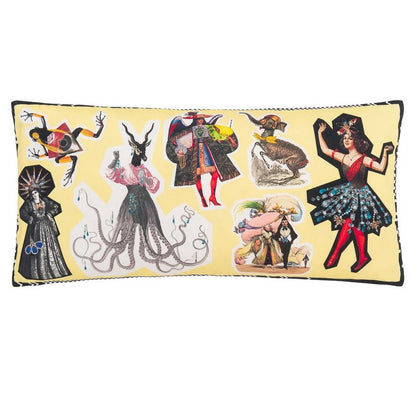 Christian Lacroix Circus Multicolore Kissen – Extravaganz im Decoupage-Stil