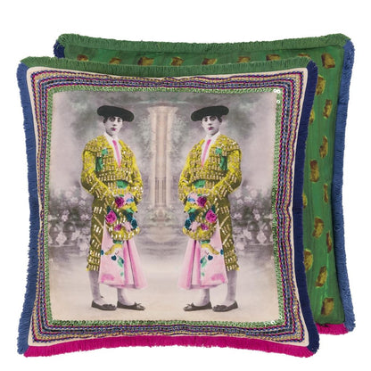 Satin-Kissen TORERO TWINS Mosaique 50x50 cm