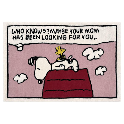 Peanuts Teppich Comic Mom für das Kinderzimmer