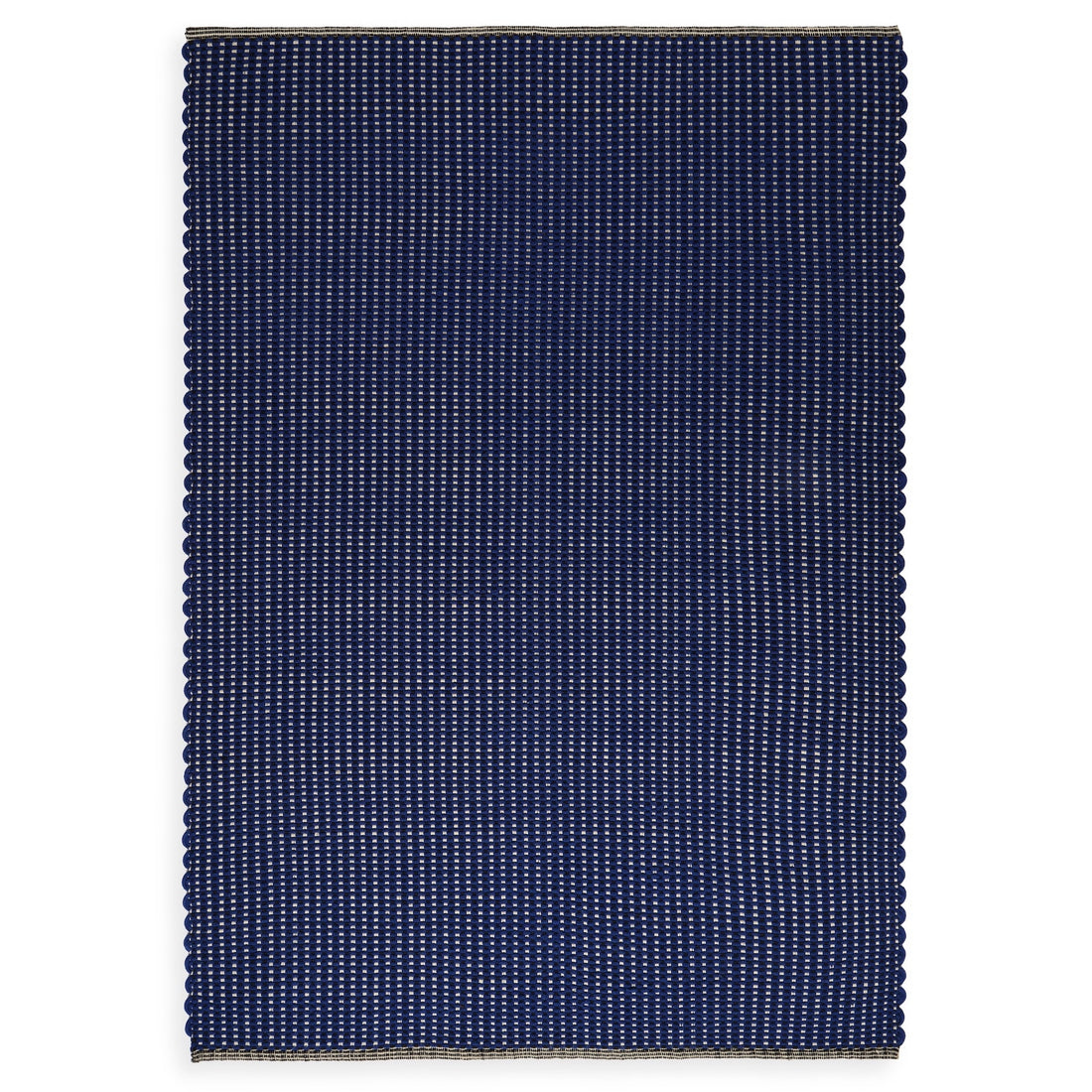 Alfombra de pana para interior y exterior en color azul