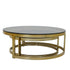 Couchtisch MILAGRO 2er-Set mit Glas und bronzefinish von Light &amp; Living