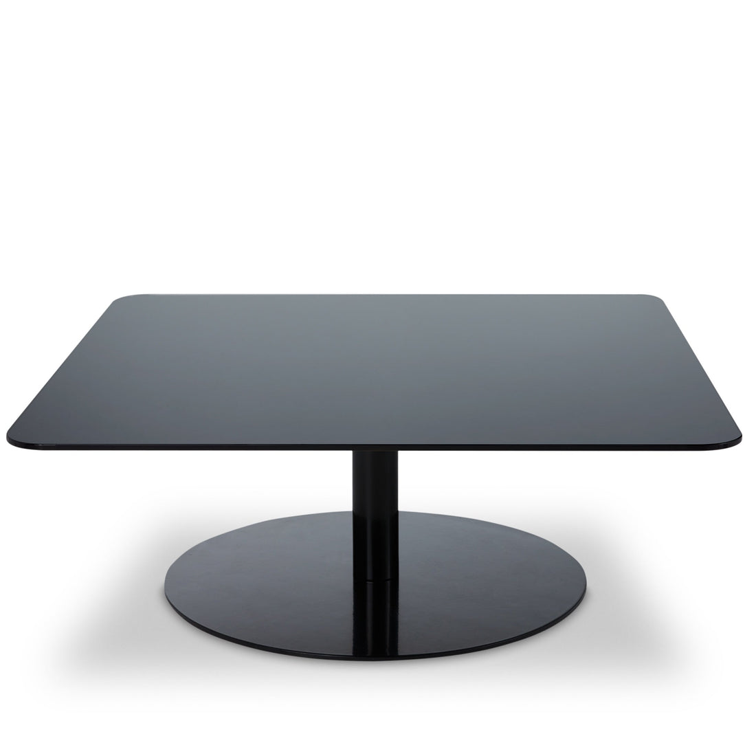 Flash Square Table – Couchtisch aus Stahl & Glas in Schwarz