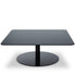 Flash Square Table – Couchtisch aus Stahl & Glas in Schwarz