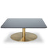 Flash Square Coffee Table in Brass & Mirrored Glass von Tom Dixon