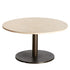 Couchtisch PAZO in sand-pink und dunkelbraun von Light &amp; Living