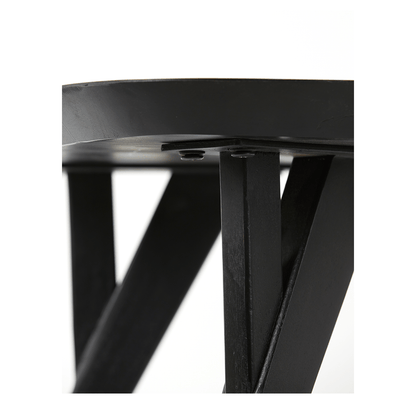 Couchtisch QUENZA Akazie Holz schwarz Light &amp;amp; Living
