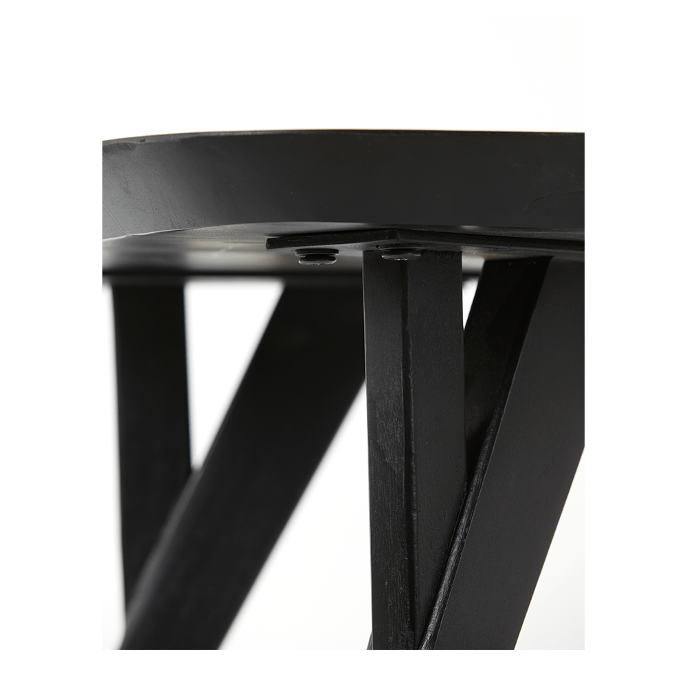 Couchtisch QUENZA Akazie Holz schwarz Light &amp;amp; Living