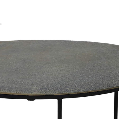 Couchtisch RENGO Textur antik Bronze