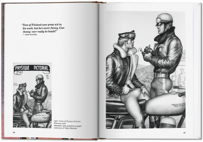 Szene zwischen Polizist und Kriminellem in der Kunstwelt von Tom of Finland