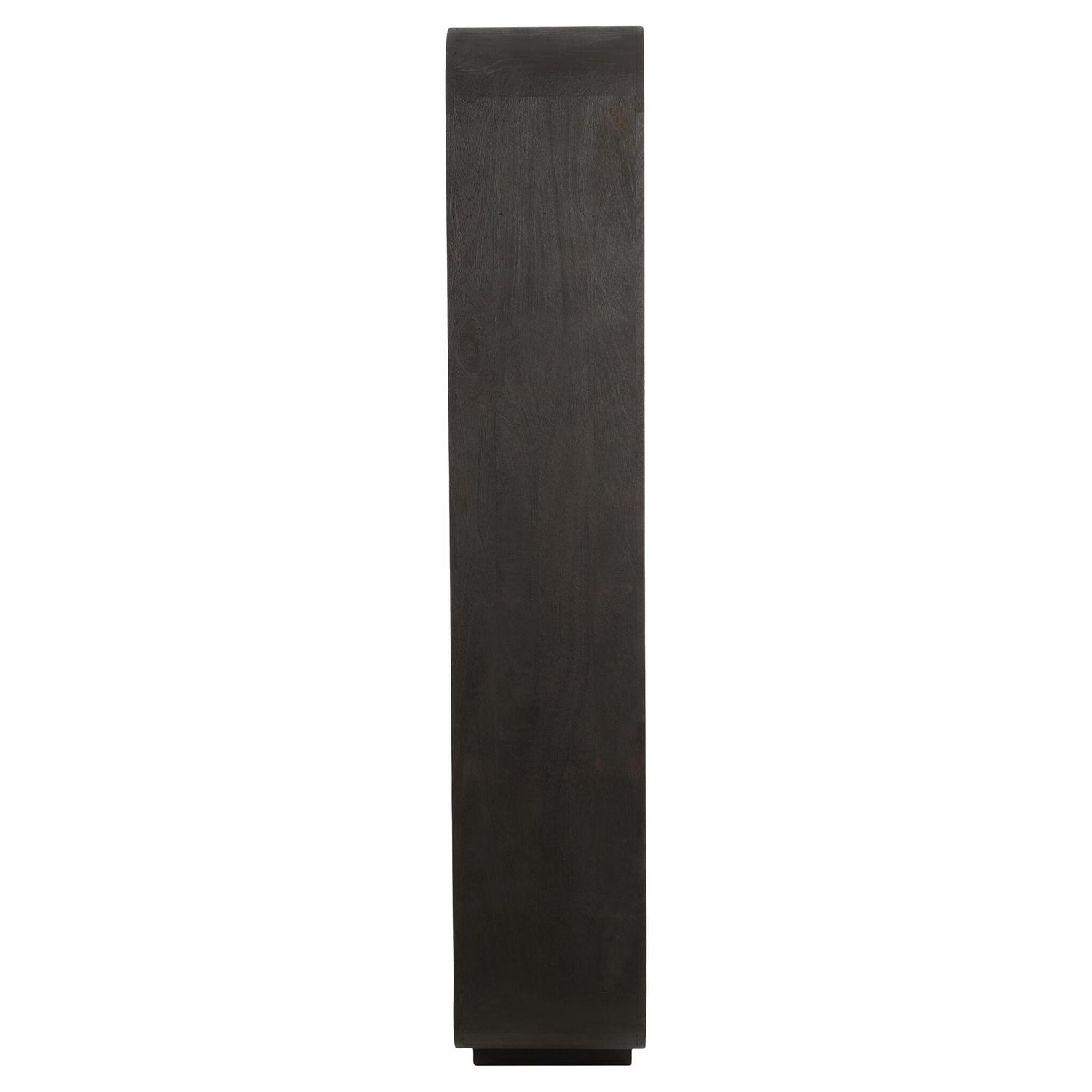 Designer-Holzregal in tiefem Rotbraun von Light &amp; Living