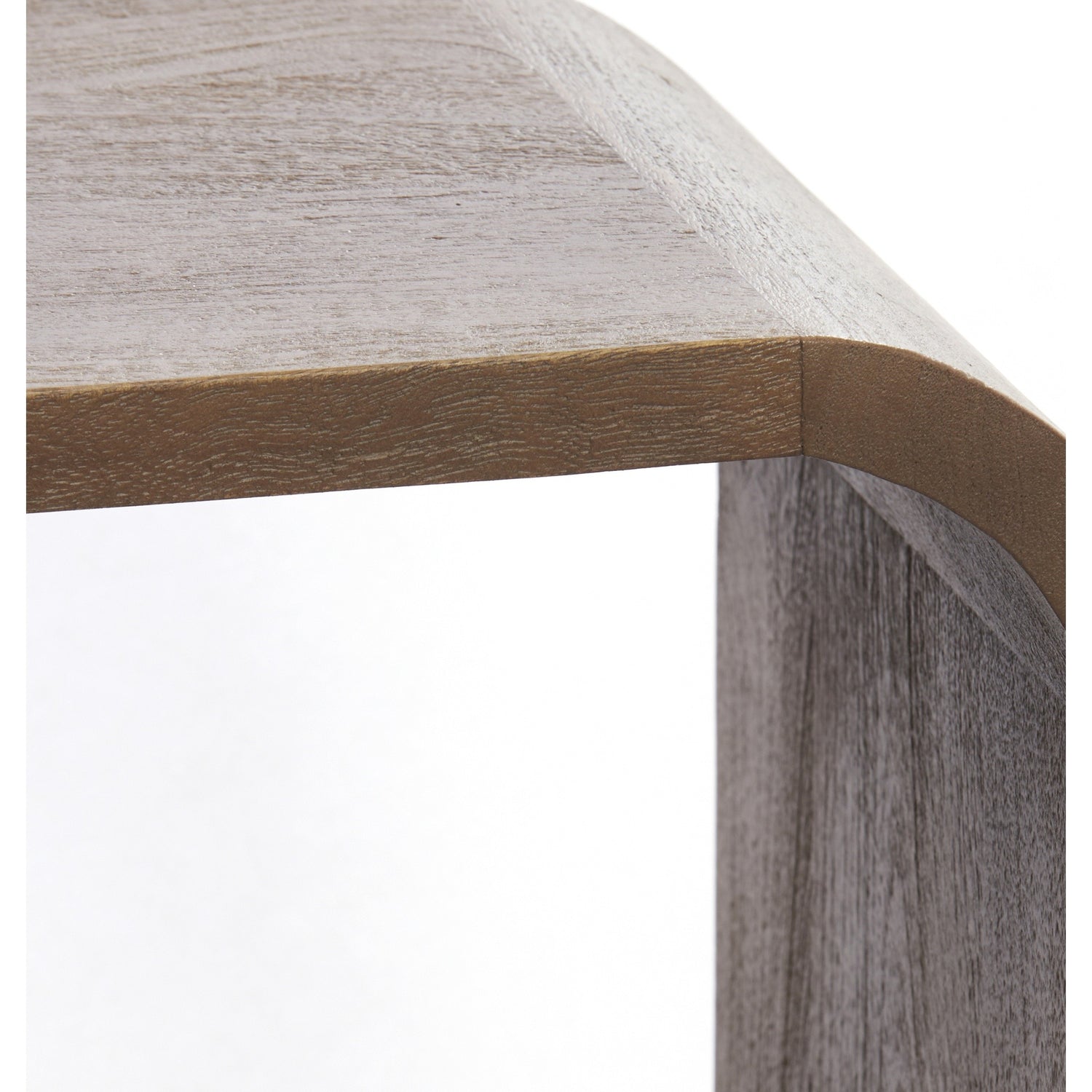 Dekoratives Holzsideboard in warmem Grau-Dunkelbraun