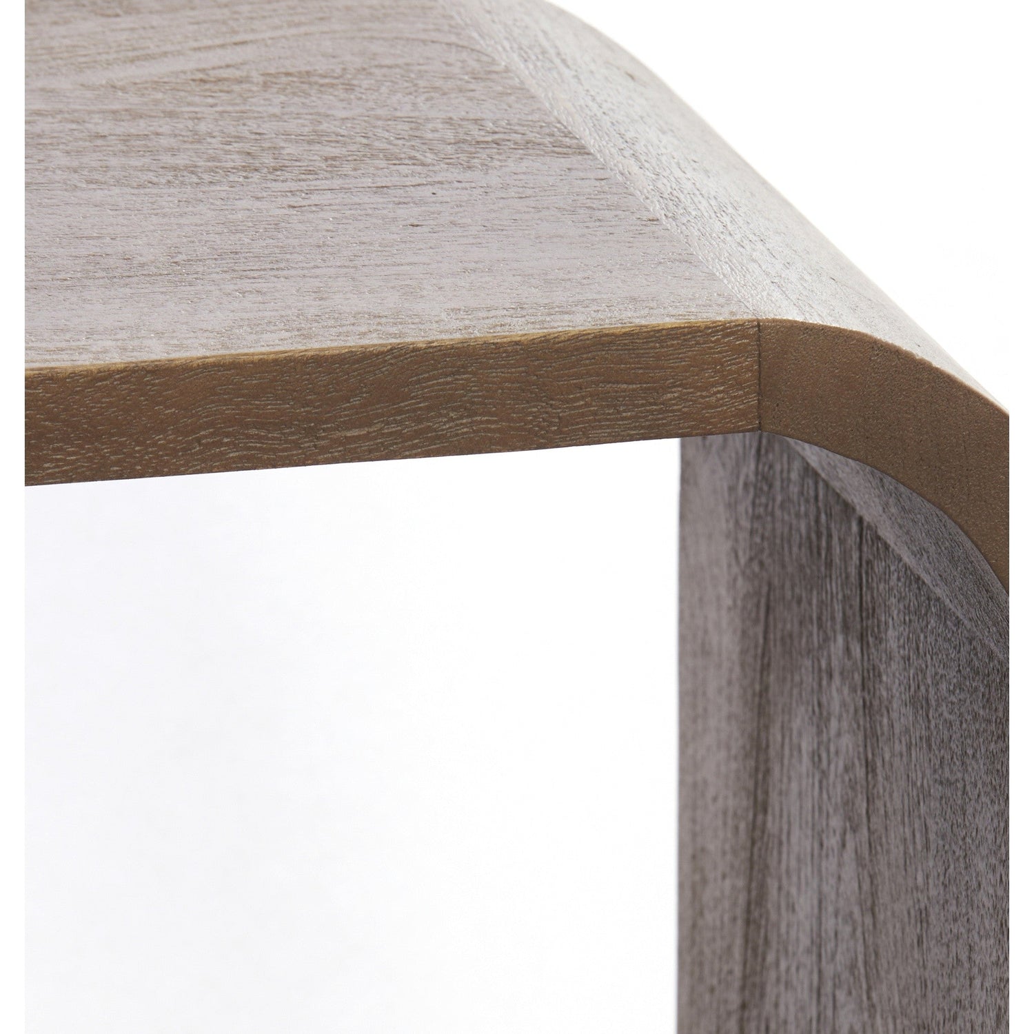 Dekoratives Holzsideboard in warmem Grau-Dunkelbraun