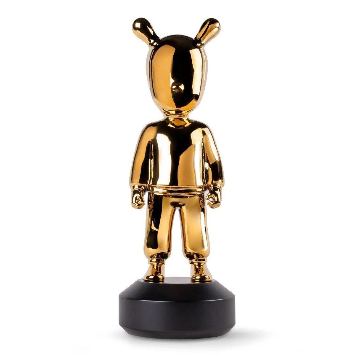 Deko Skulptur THE GUEST der Marke Lladró in Metallic Gold large