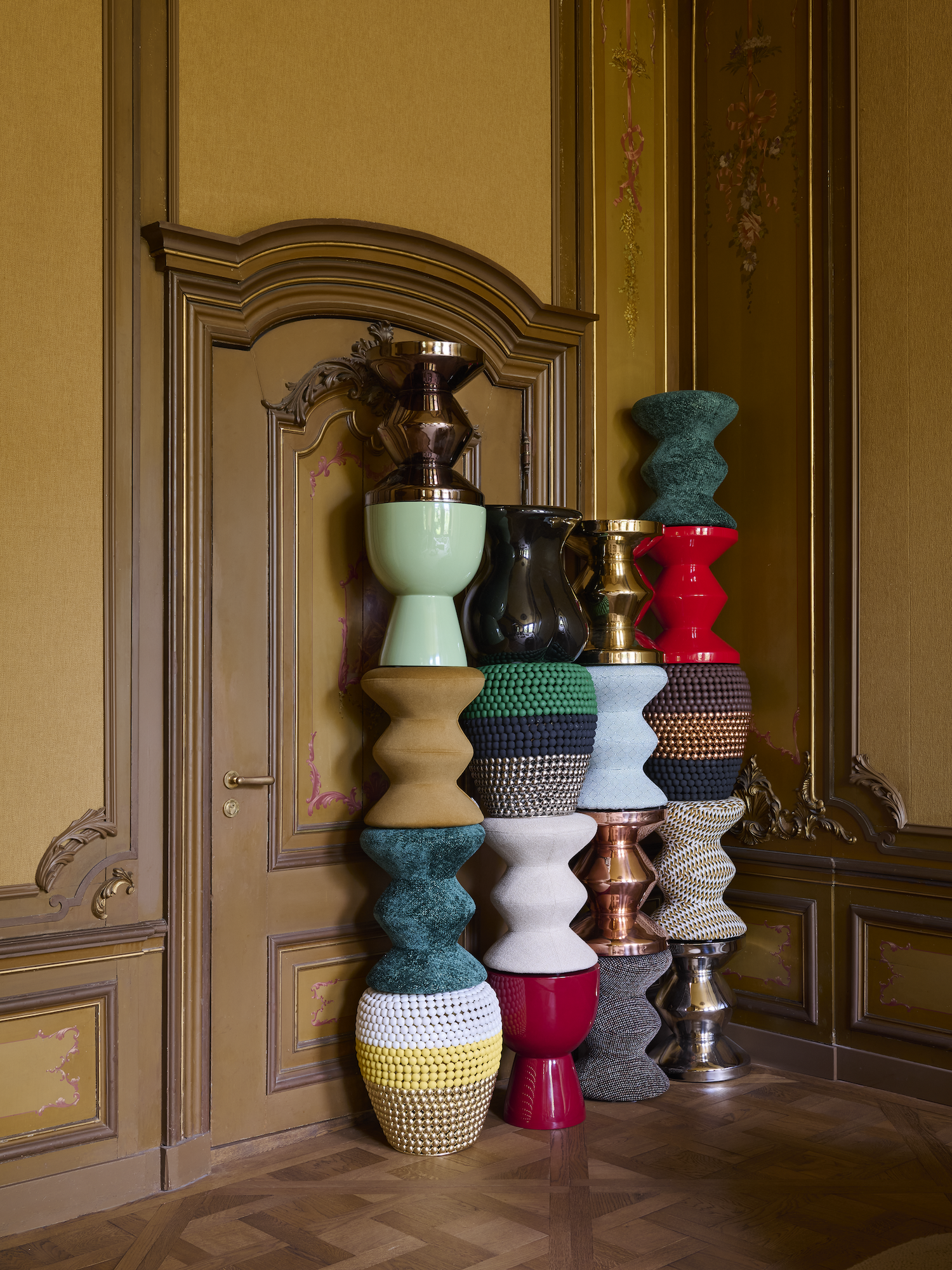 Dekoration Kollektion Hocker von Polspotten