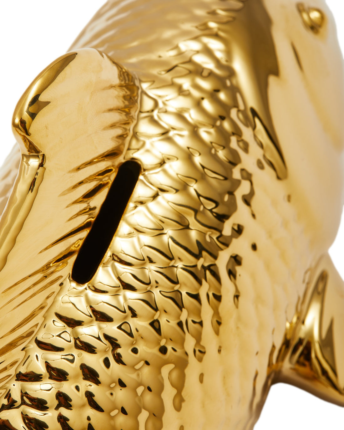 Design-Spardose Fish Moneybox Keramik Koi für Wohnzimmer