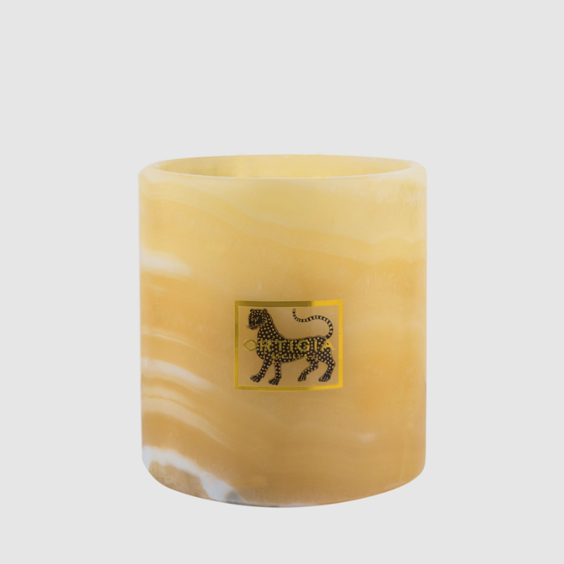 Alabaster Duftkerze AMBRA NERA, 1kg Wax