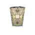 Baobab Collection Duftkerze Rosace Max 16 im verzierten Glas mit Goldornamenten – Duft Tanne, Holzkohlenfeuer, Vetiver