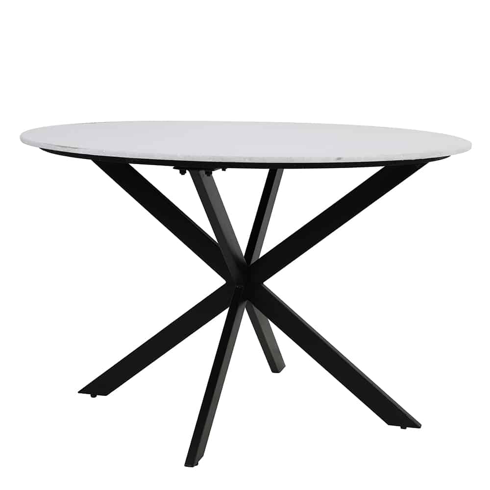 Esstisch TOMOCHI schwarz weiß Light and Living