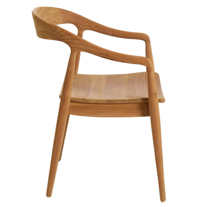 Esszimmerstuhl PALOS natur Teakholz 60x58x83 cm
