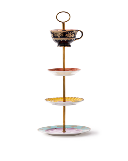 Etagere GRANDPA High Tea Set aus Porzellan
