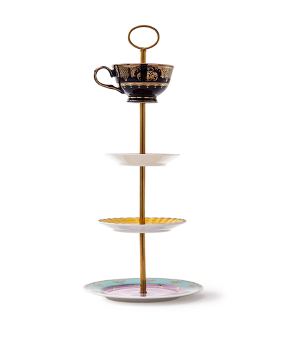 Etagere GRANDPA High Tea Set aus Porzellan
