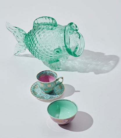 Deko-Gefäß ‘Glas FETTER FISCH’