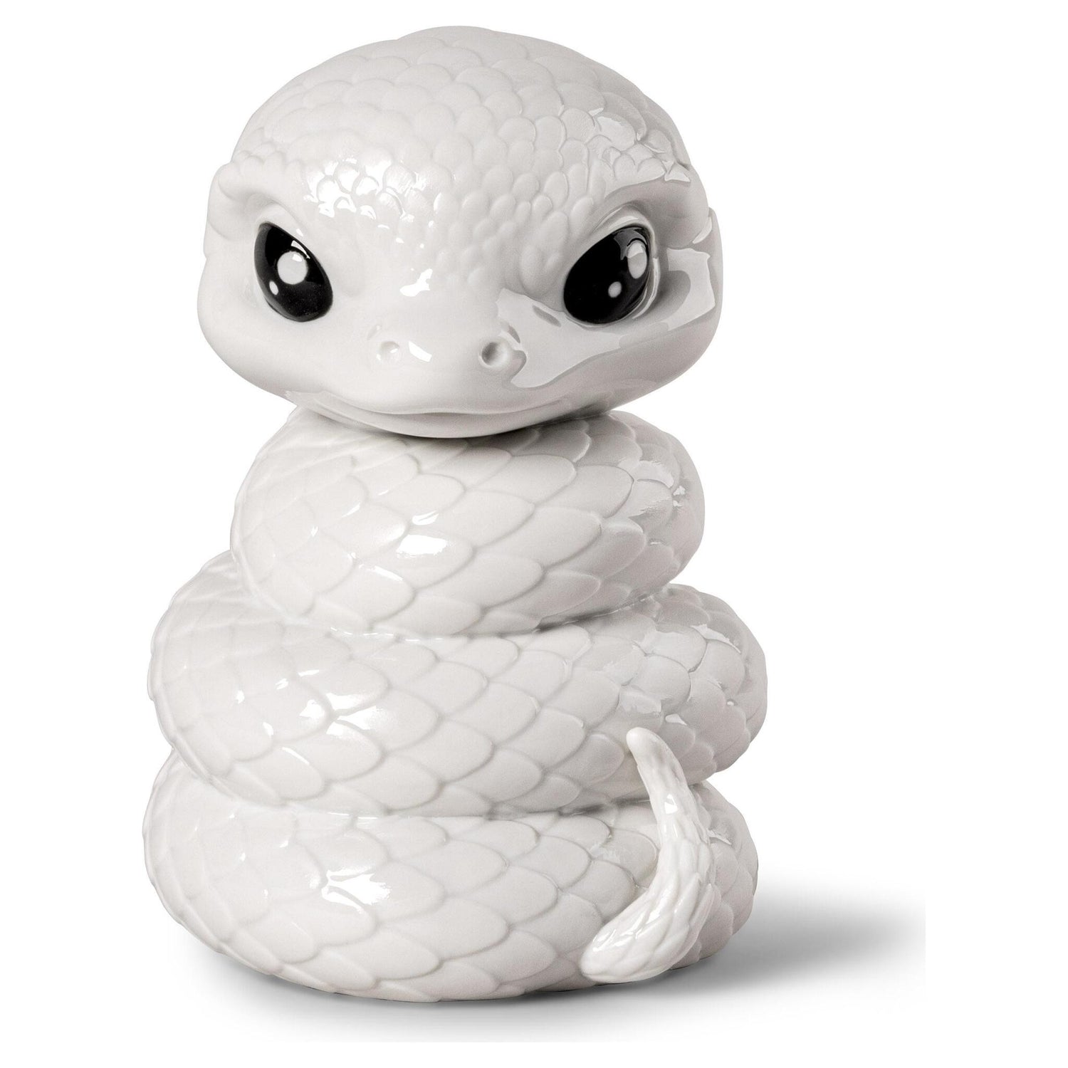 Baby Snake Porzellanfigur als chinesisches Tierkreiszeichen