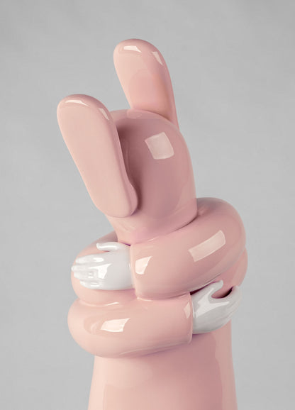 Figur EMBRACED in Pink der Marke Lladró