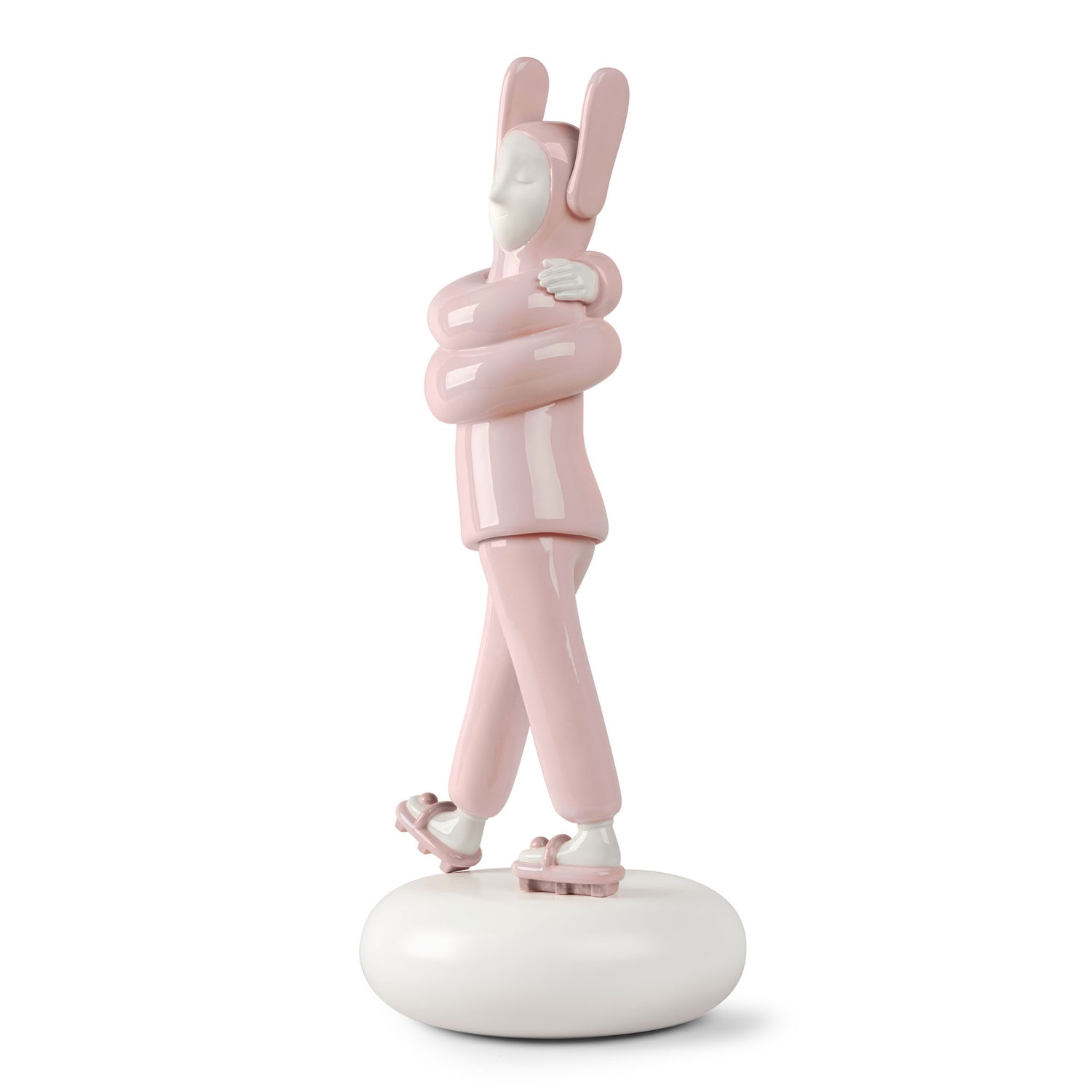 Figur EMBRACED in Pink der Marke Lladró