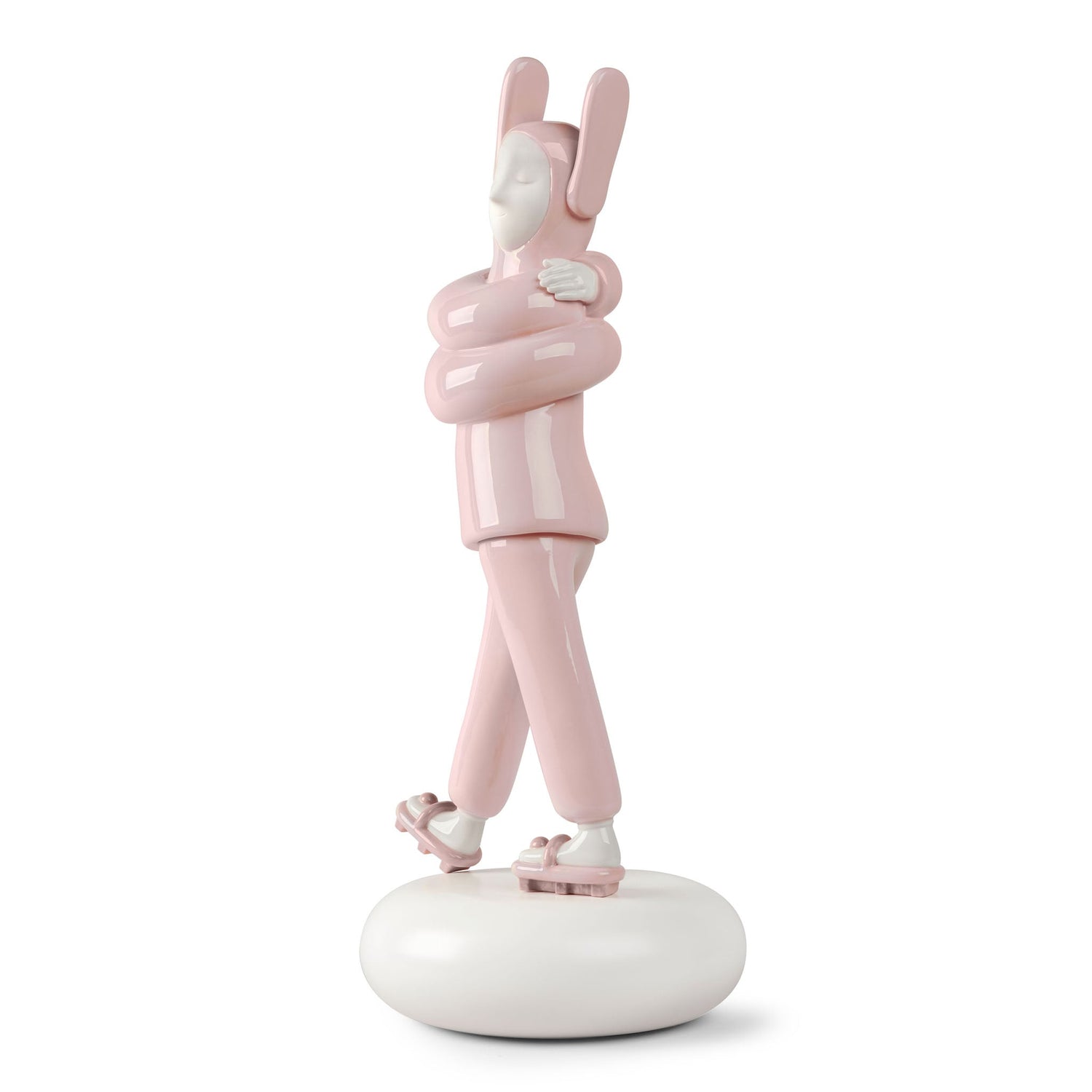 Figur EMBRACED in Pink der Marke Lladró