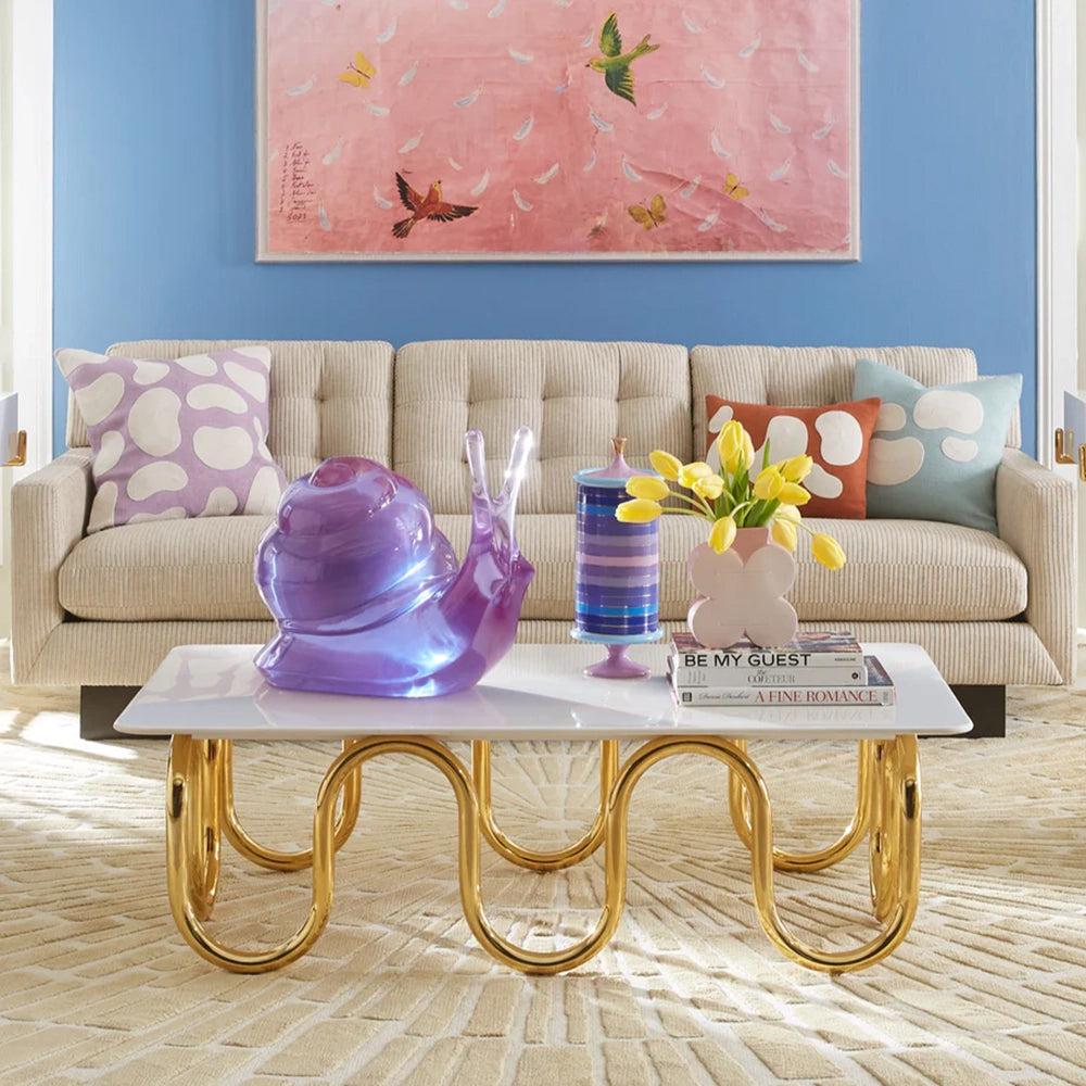 Figur GIANT SNAIL in lila von Jonathan Adler
