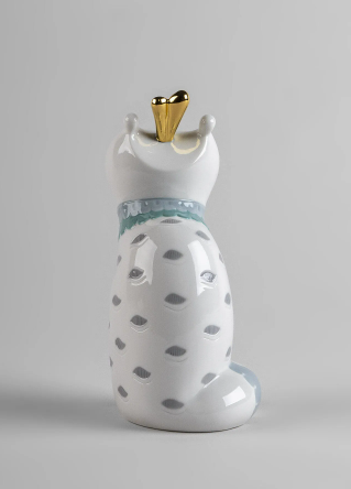 Modernes Kunstwerk: Lladró Katze mit einzigartigem Charakter