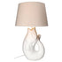 Wohnaccessoire Monsieur Carafon Fisch Lampe L Steingut