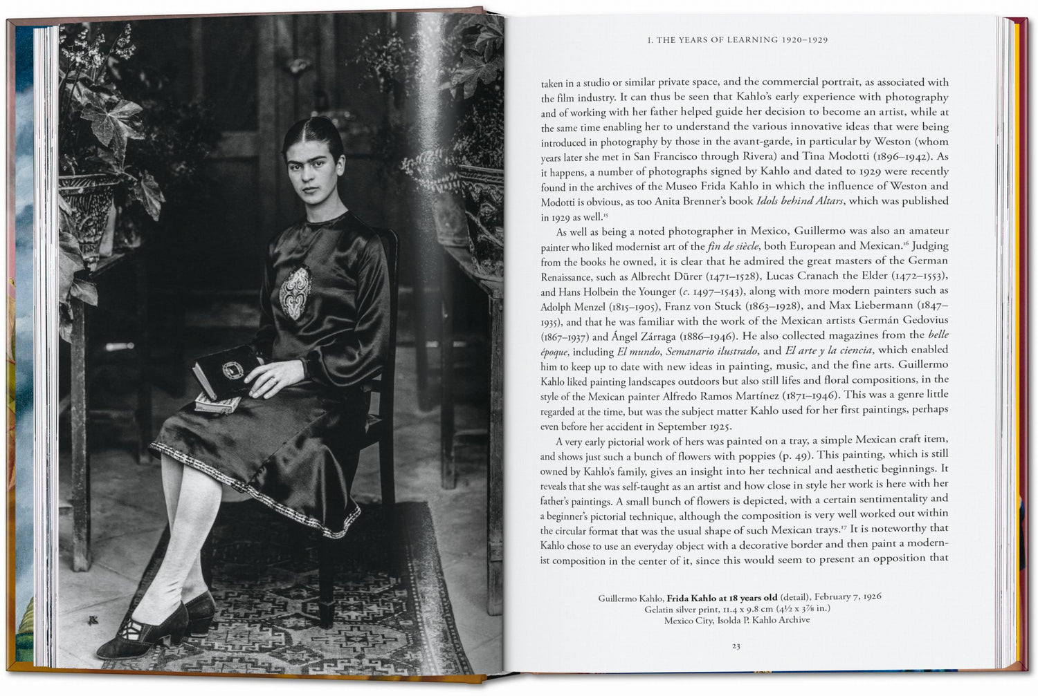 Frida Kahlo mit 18 Jahre 