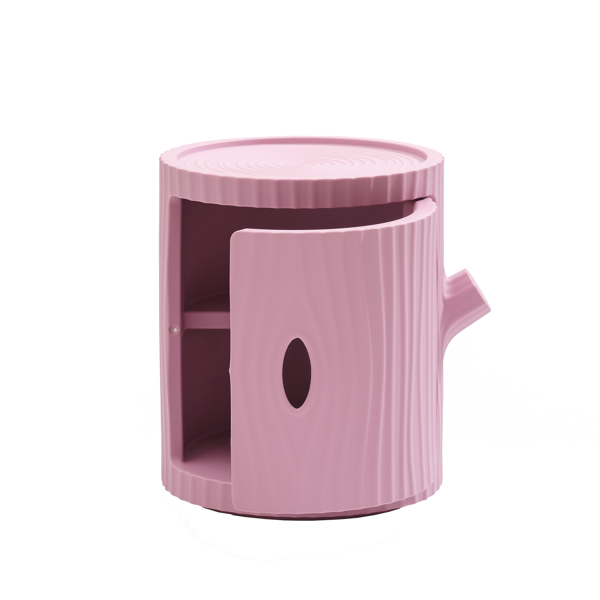 Moderner TRONCO Print-Beistelltisch als stilvolles Sitzmöbel