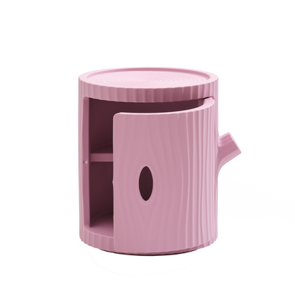 Moderner TRONCO Print-Beistelltisch als stilvolles Sitzmöbel