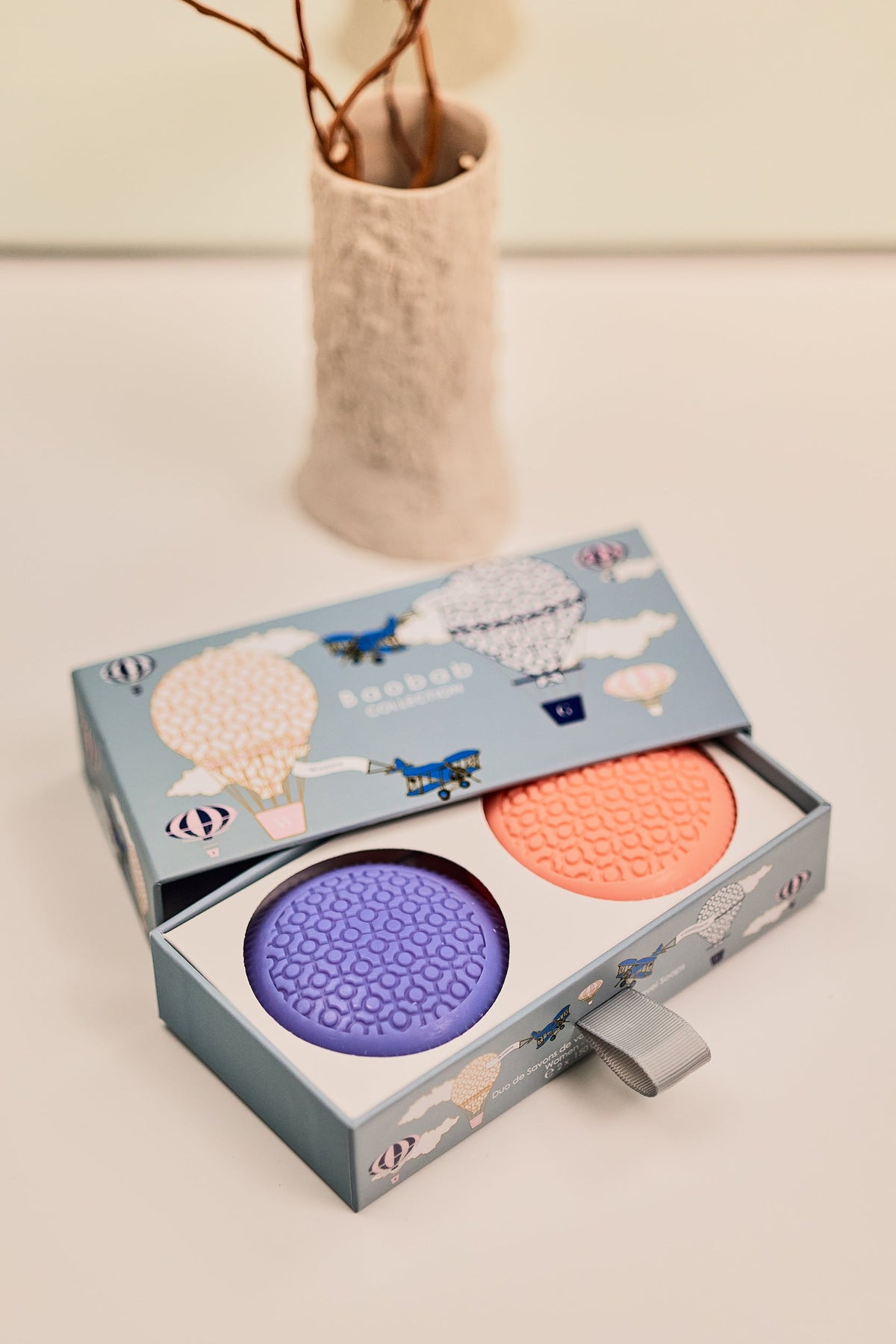 Baobab Collection – Geschenkbox Seife Women &amp; Gentlemen (2 x 150 g)
