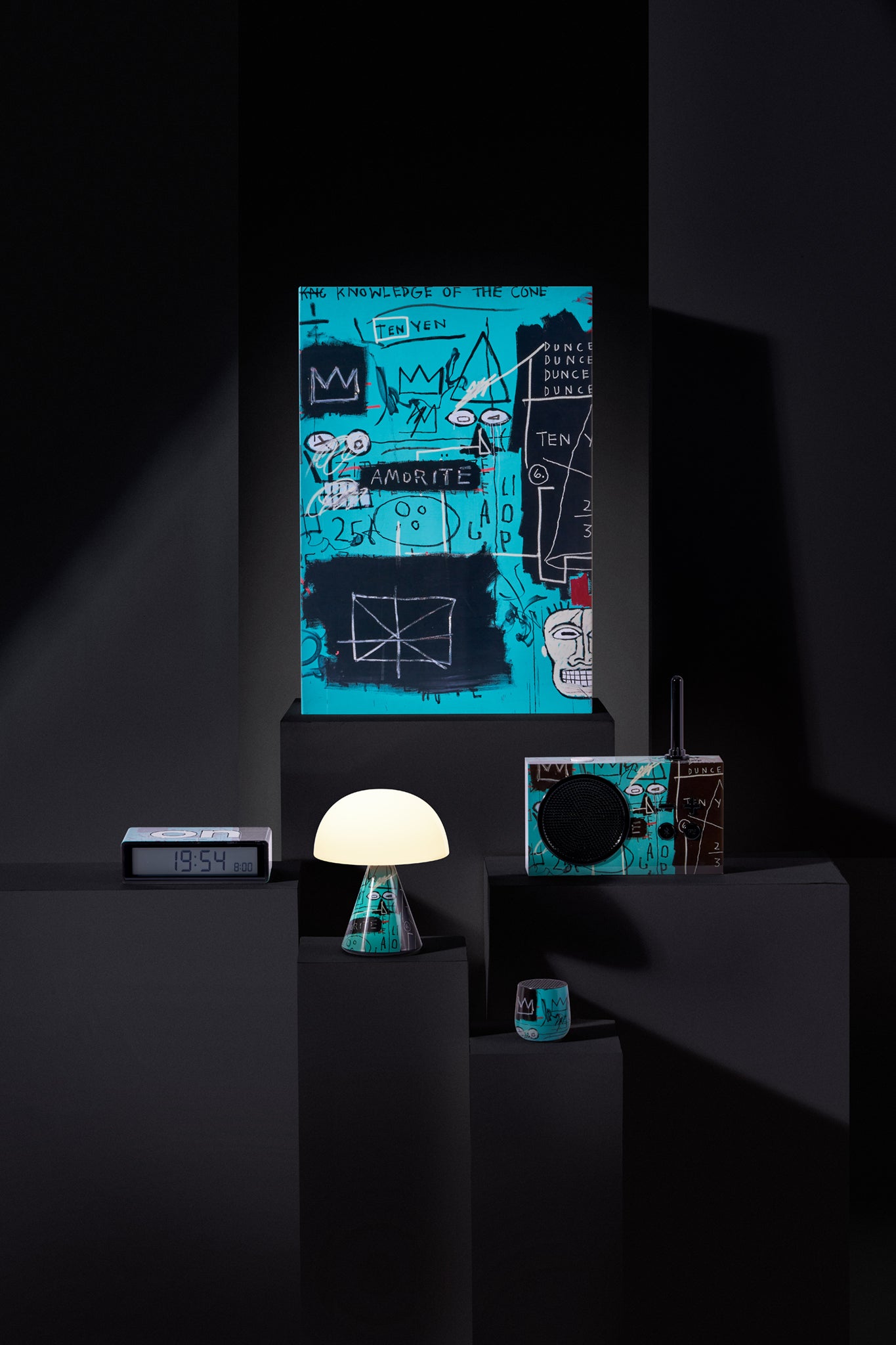 Geschenkset EQUALS PI Lexon x Jean-Michel Basquiat