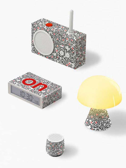 Geschenkset Lexon x Keith Haring LOVE WHITE