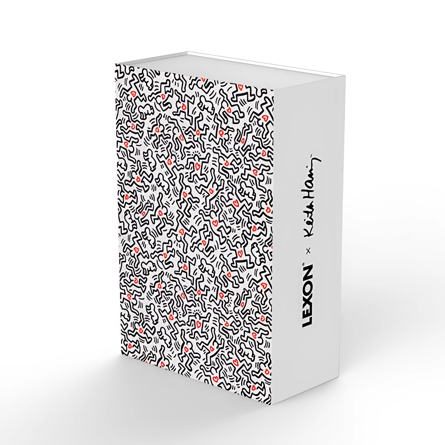 Geschenkset Lexon x Keith Haring LOVE WHITE