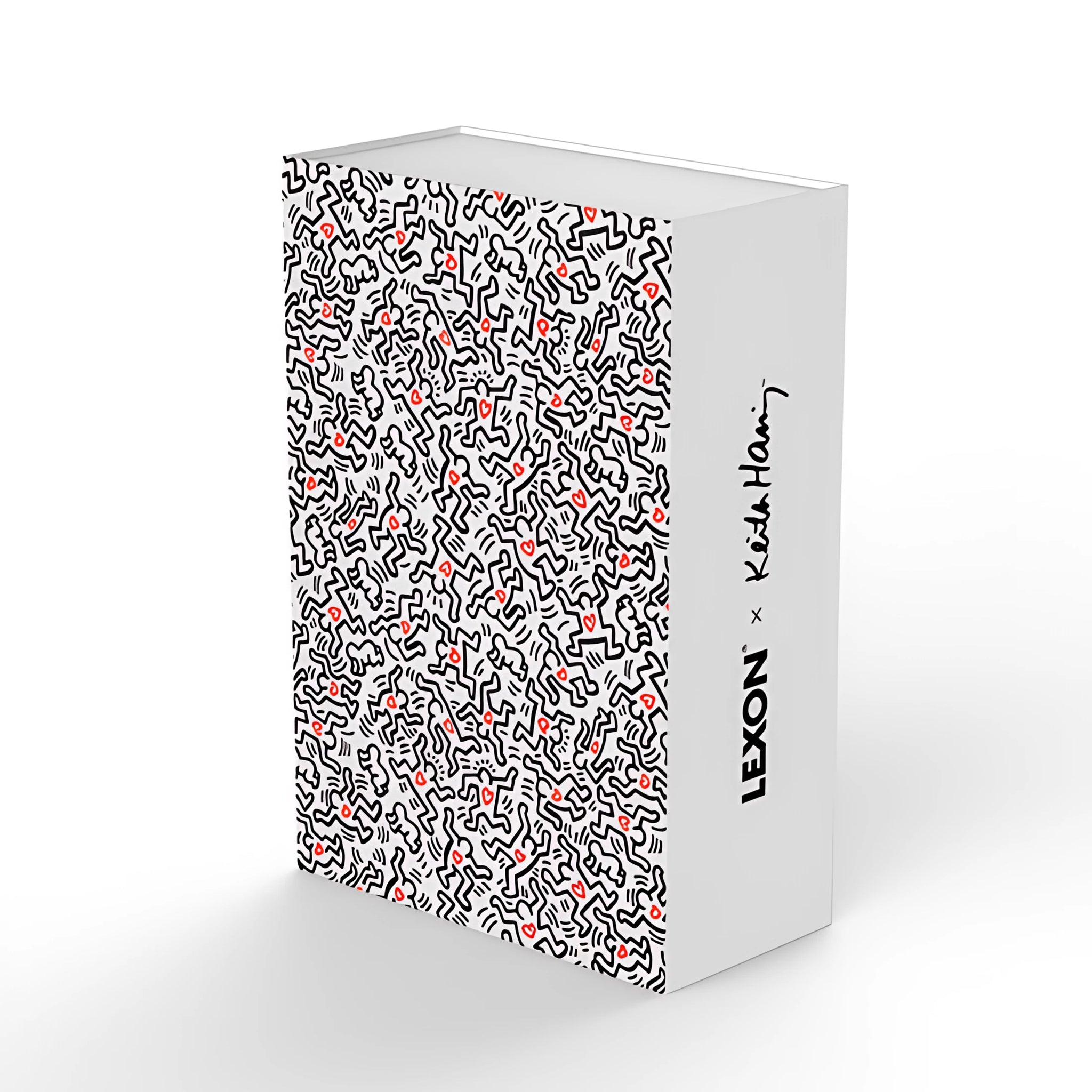 Geschenkset Lexon x Keith Haring LOVE WHITE