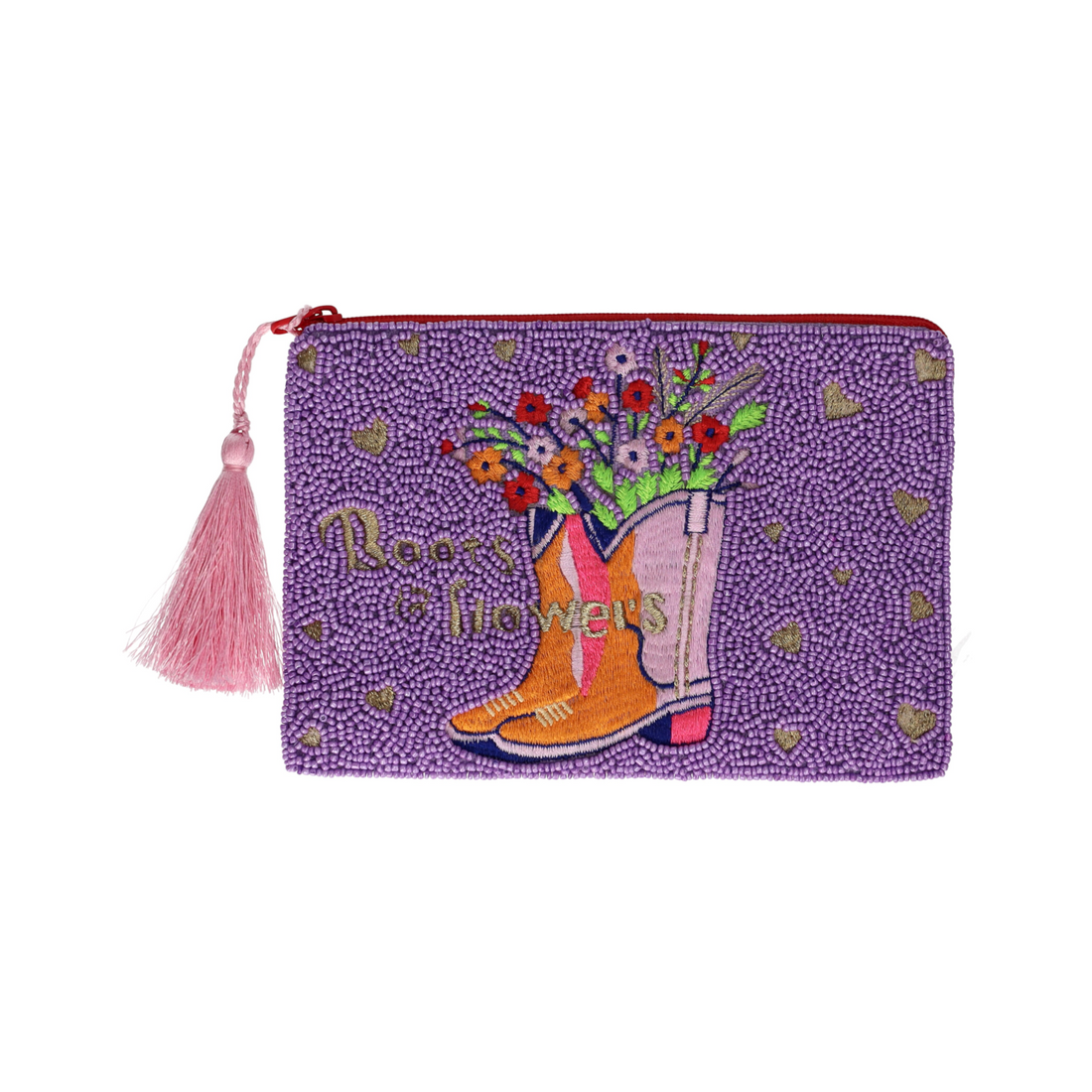 Kosmetiktasche ELODIE mit Boots and Flowers Motiv von GiftCompany