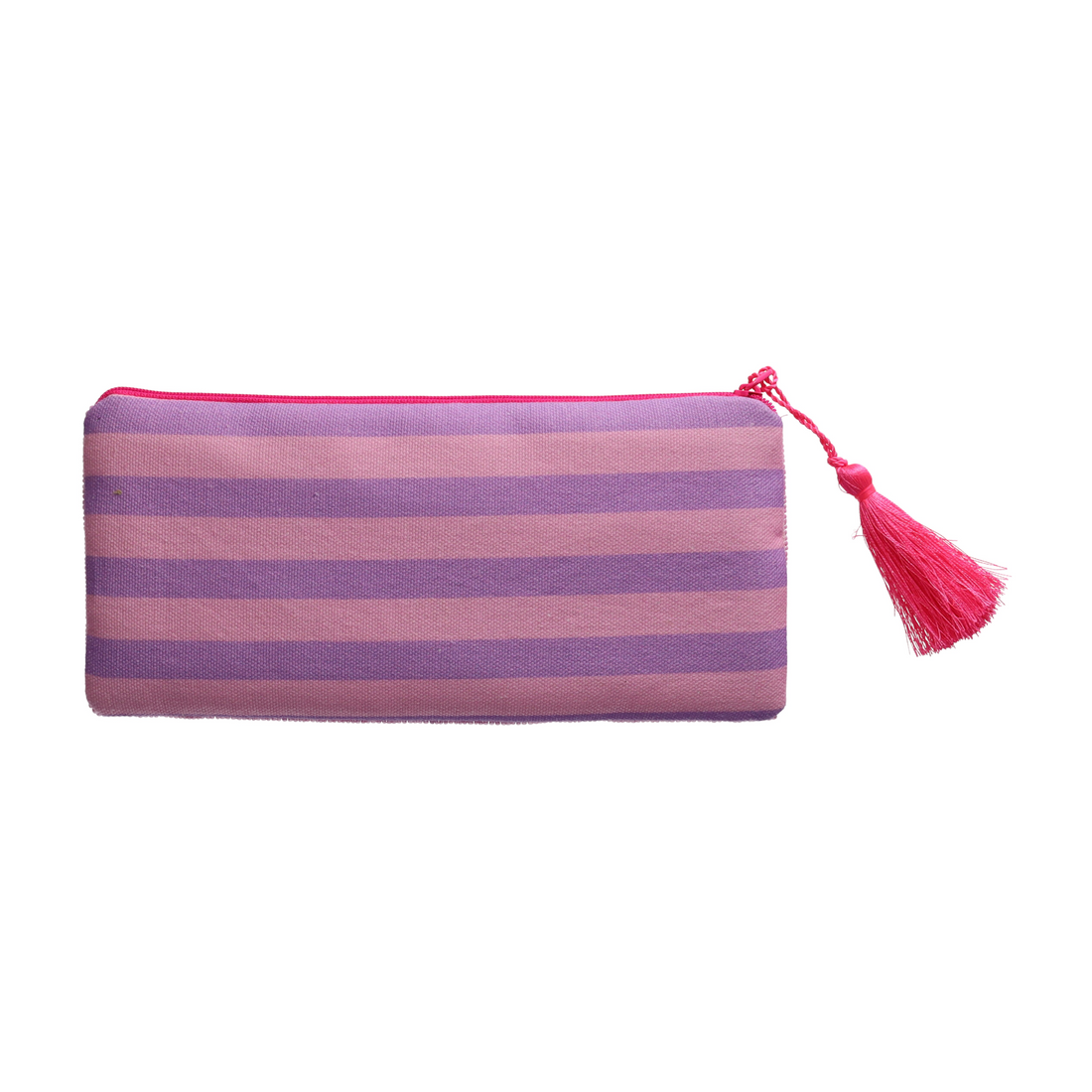 Make-up Tasche mit Glamergency Schriftzug und floralen Details in Pink