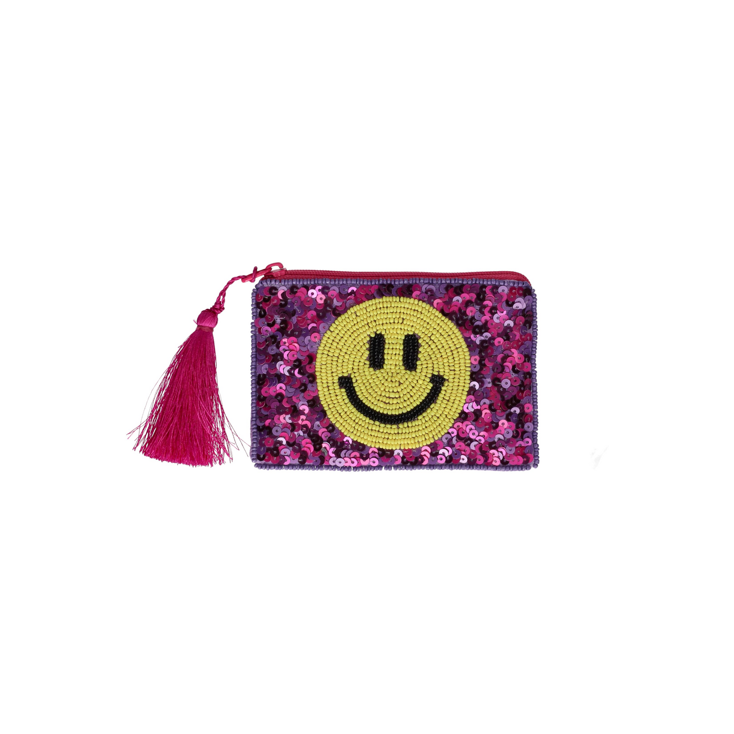 Kosmetiktasche ELODIE XS von GiftCompany mit Smiley Motiv in bunten Farben